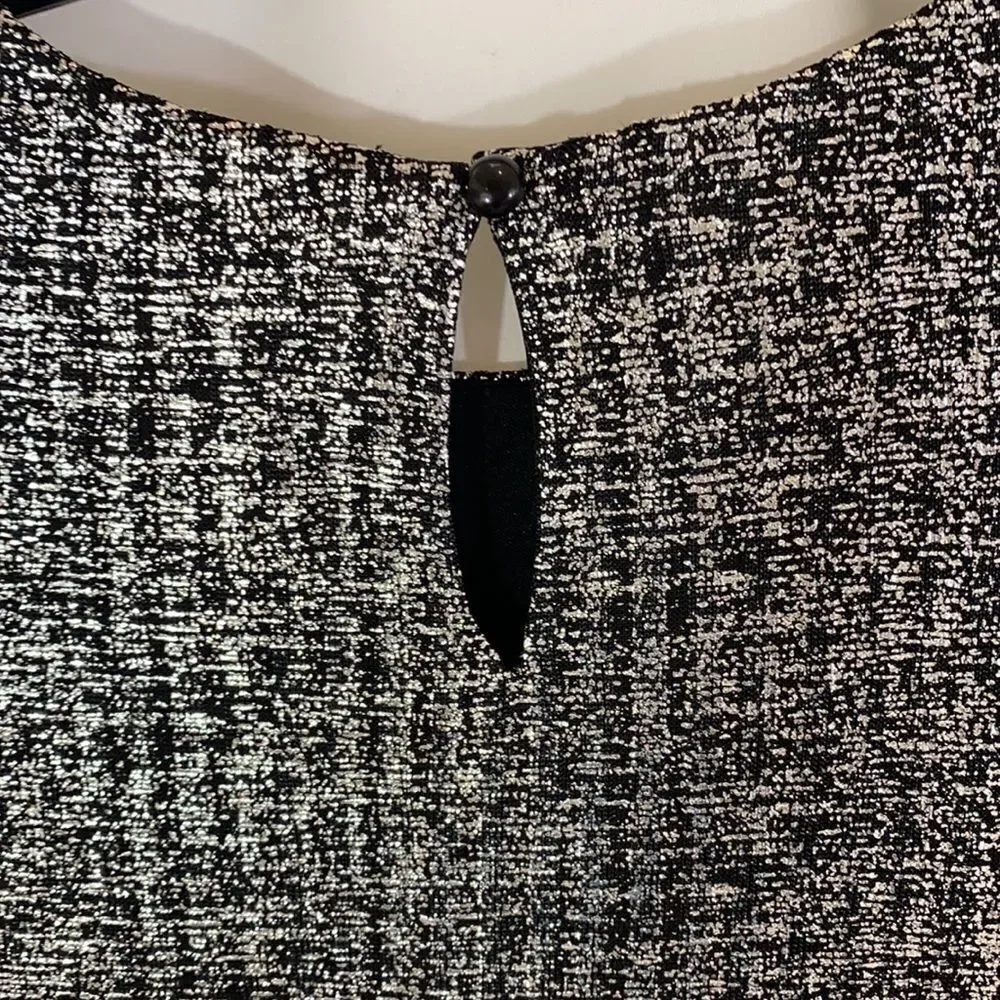 Art Class Girls Foil Rib Knit Short Sleeve Dress